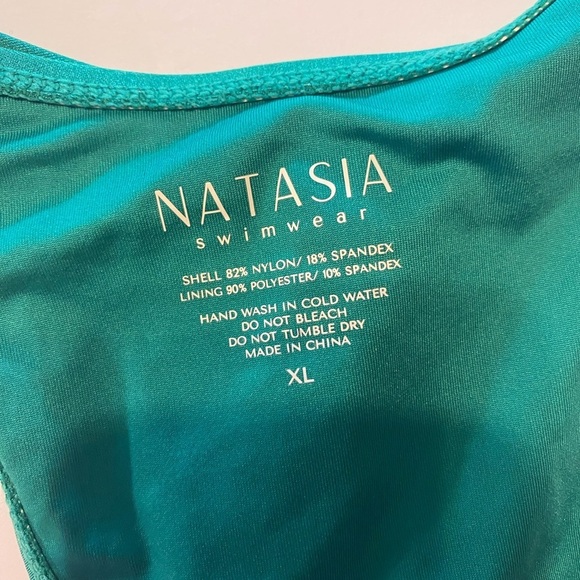Natasia Revolve Emerald Green Bathing Suit XL B5 - Picture 4 of 4
